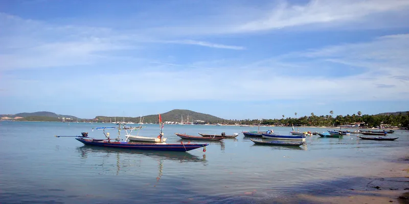 Bo Phut Beach na wyspie Koh Samui w Tajlandii